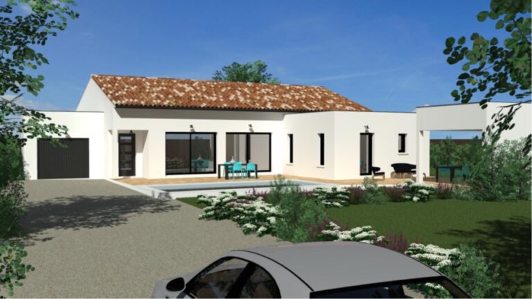 Construction d&rsquo;une maison neuve à Grillon